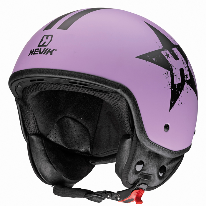 헤빅 퍼플스타 하프페이스 헬멧 -  HHV9FPLST