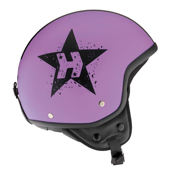 헤빅 퍼플스타 하프페이스 헬멧 -  HHV9FPLST