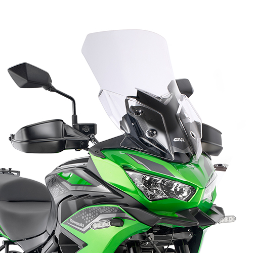 윈드스크린 : Kawasaki Versys 650 (22-23) - D4132ST (롱, 투명, 54.5 x 40 cm)